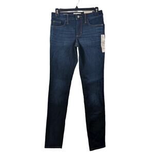 Mid‎ Rise Skinny Jeans Universal Thread Medium Wash Blue Denim 2 Casual Cropped